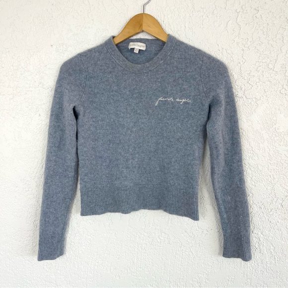 Favorite Daughter Cashmere Blue Mist Sweater - Picture 2 of 11